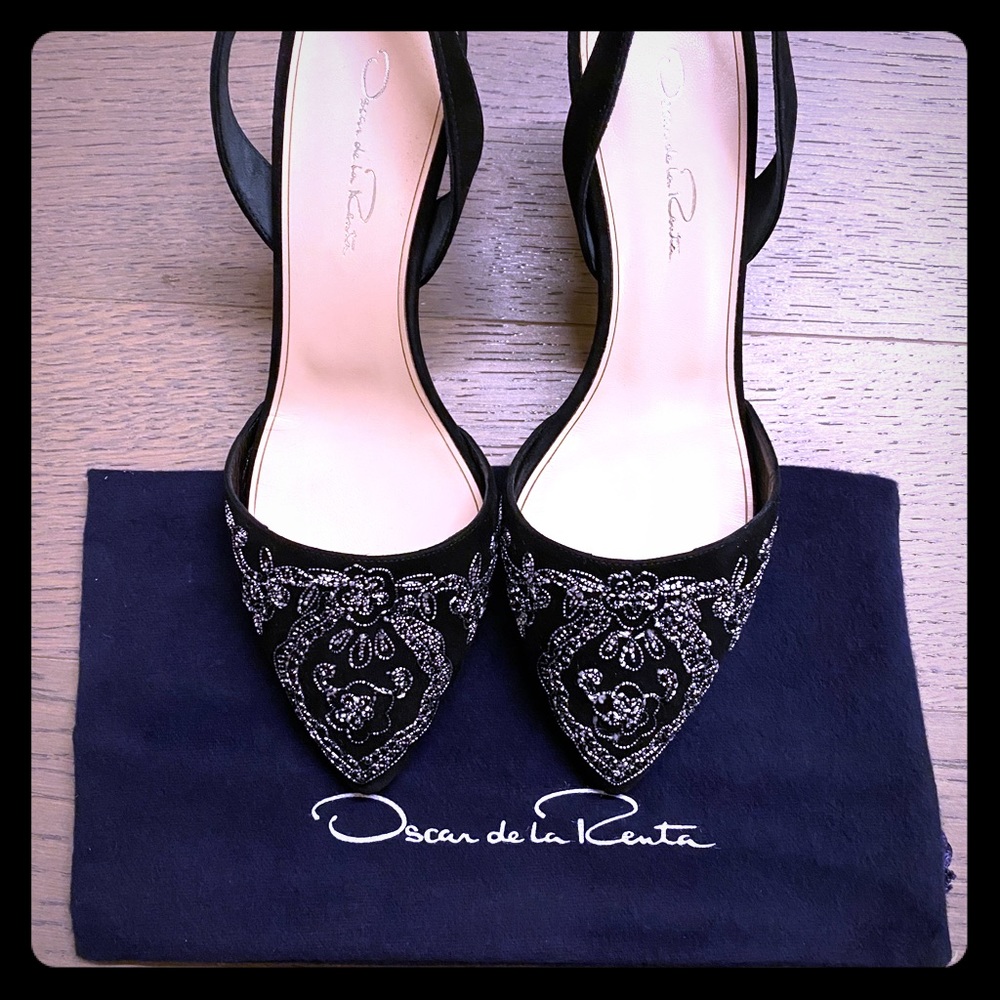 Oscar de la Renta Pamie Heels 55mm NWOB